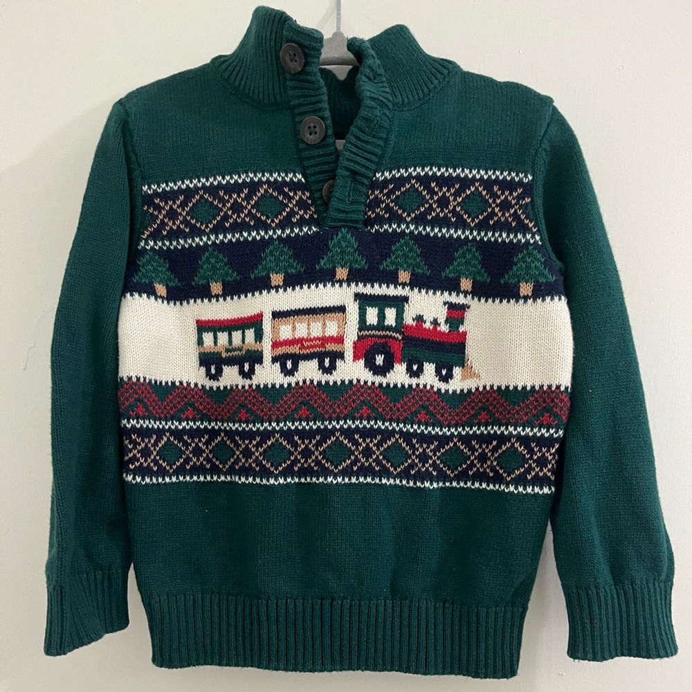 Boys 2T Christmas Train Sweater